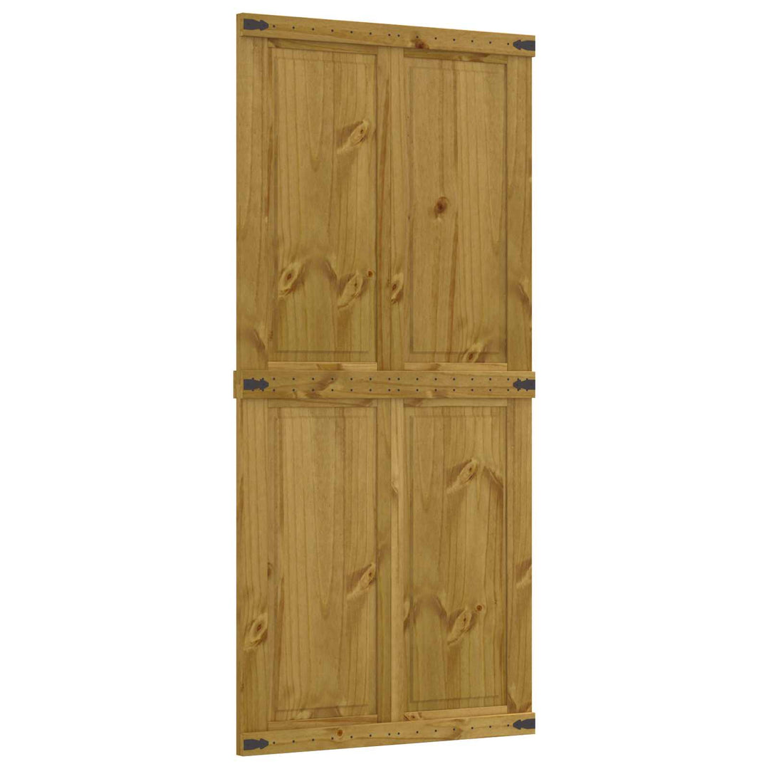 Ladedør Corona HonningBrun 90 x 210 cm Massivt fyrretræ
