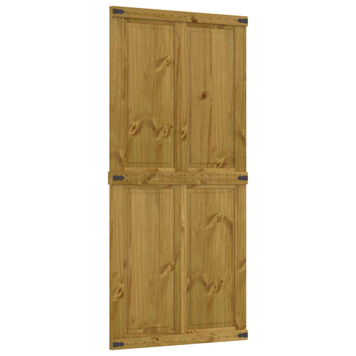 Ladedør Corona HonningBrun 100 x 210 cm Massivt fyrretræ