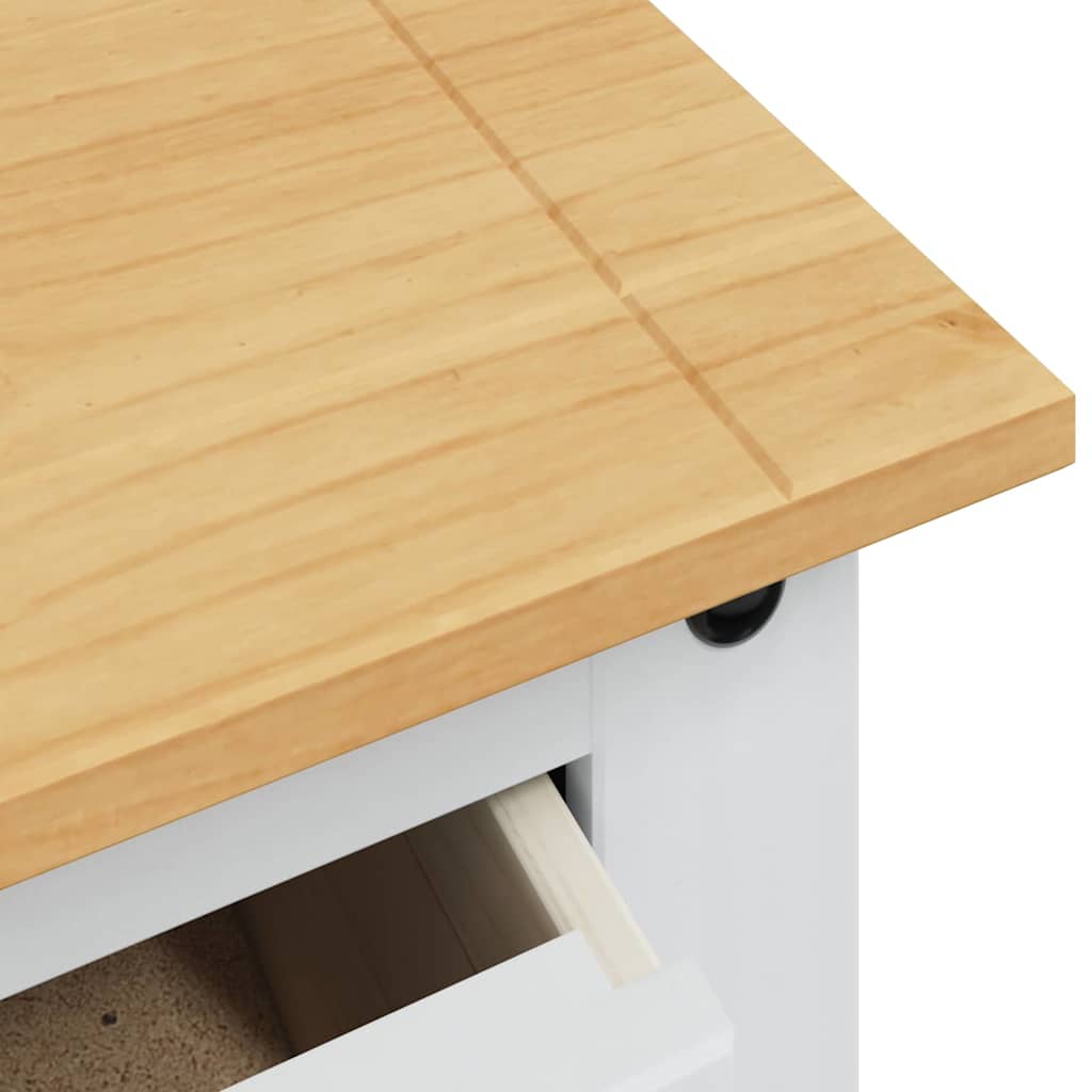 Opbevaringskister Corona Hvid 92 x 48 x 114 cm Massivt fyrretræ