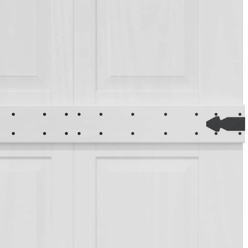 Dør Corona Hvid 70 x 210 cm Konstrueret træ