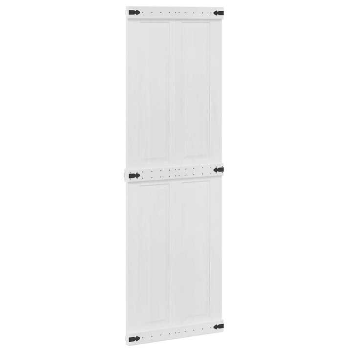 Ladedør Corona Hvid 70 x 210 cm Massivt fyrretræ