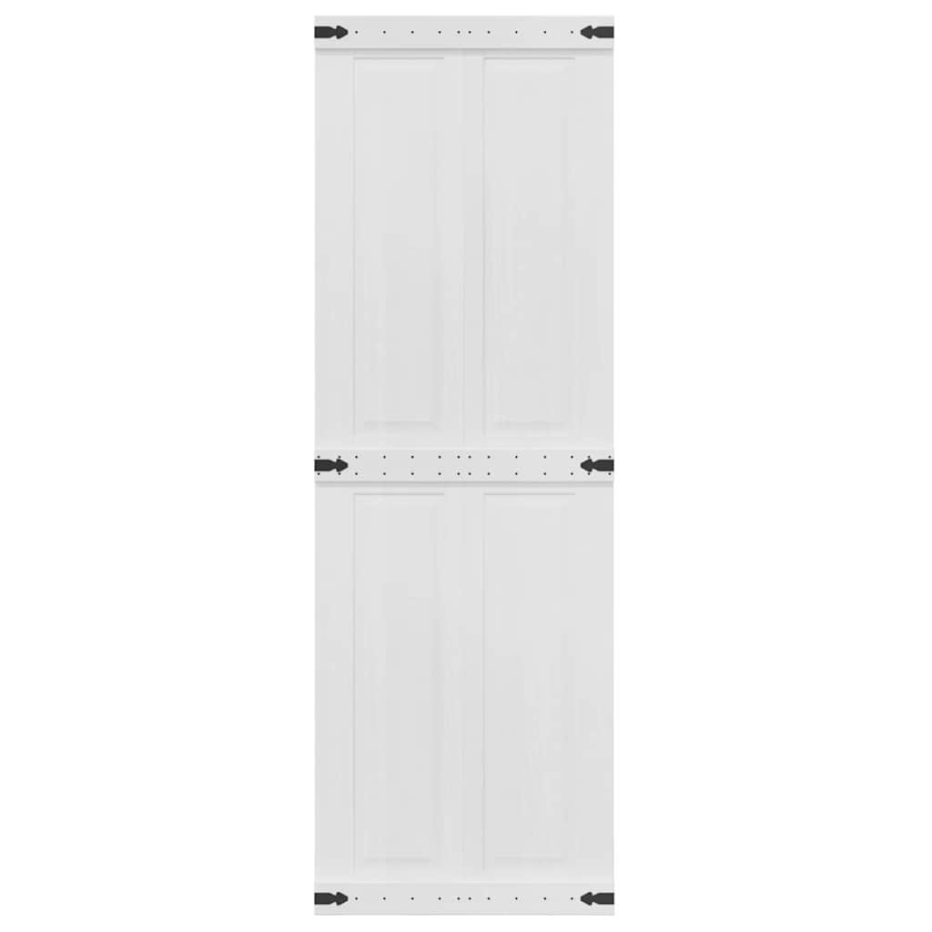Ladedør Corona Hvid 70 x 210 cm Massivt fyrretræ