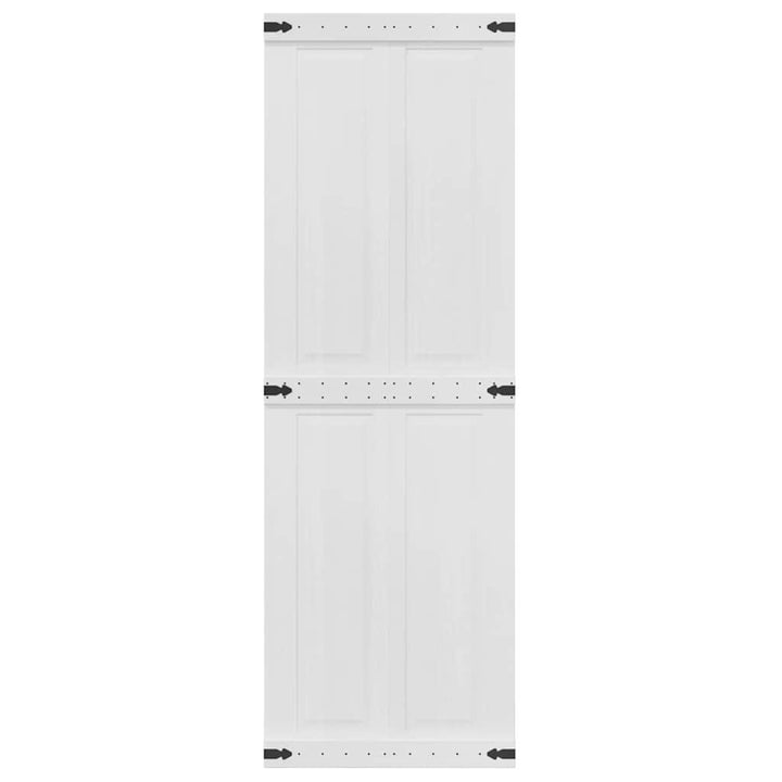 Ladedør Corona Hvid 70 x 210 cm Massivt fyrretræ