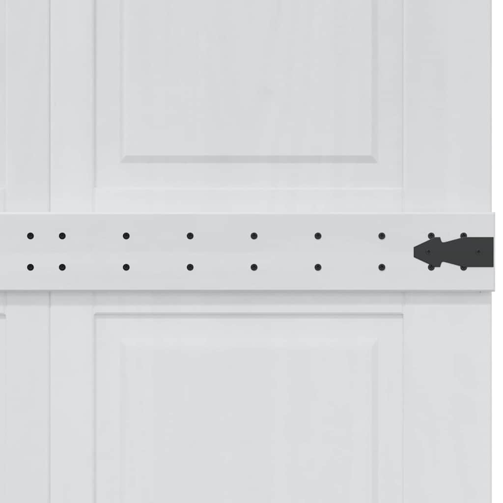 Dør Corona Hvid 90 x 210 cm Konstrueret træ