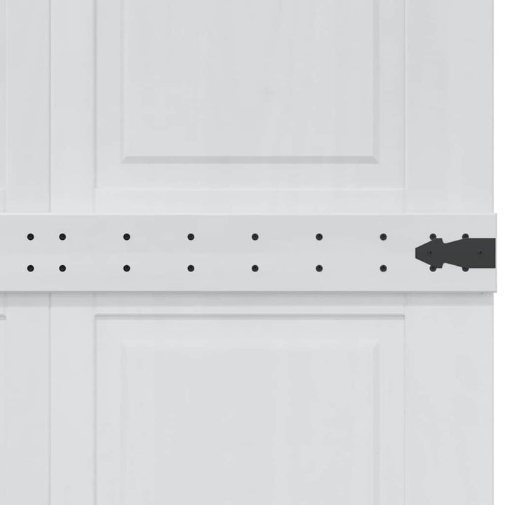 Dør Corona Hvid 90 x 210 cm Konstrueret træ