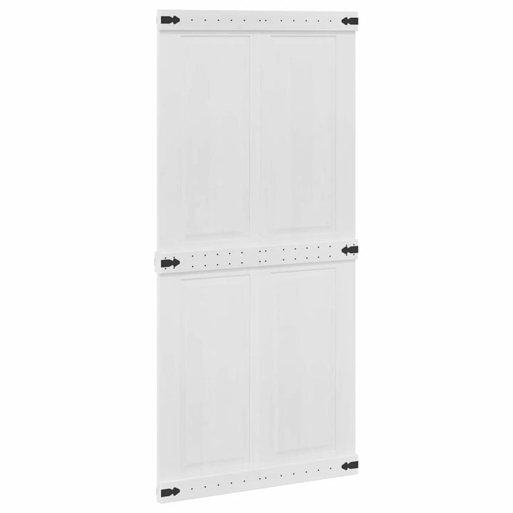 Ladedør Corona Hvid 100 x 210 cm Massivt fyrretræ