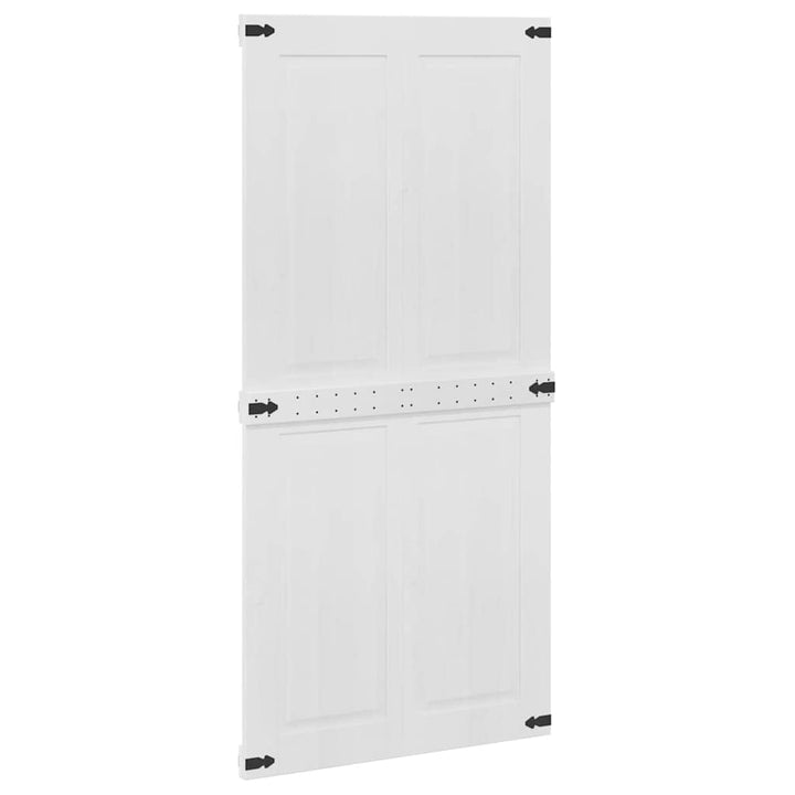 Ladedør Corona Hvid 100 x 210 cm Massivt fyrretræ