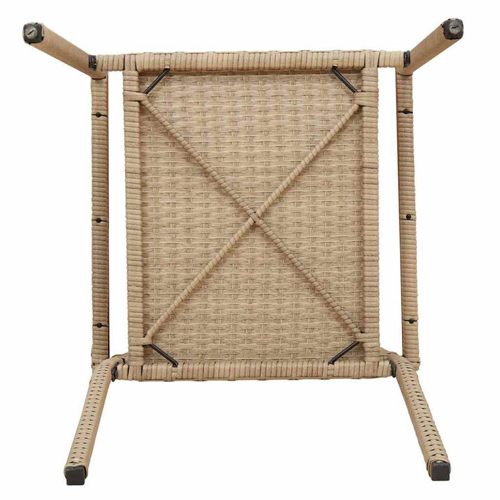 Have stapelstole 4 stk. Creme og Brun