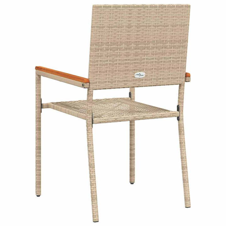 Have stapelstole 4 stk. Creme og Brun