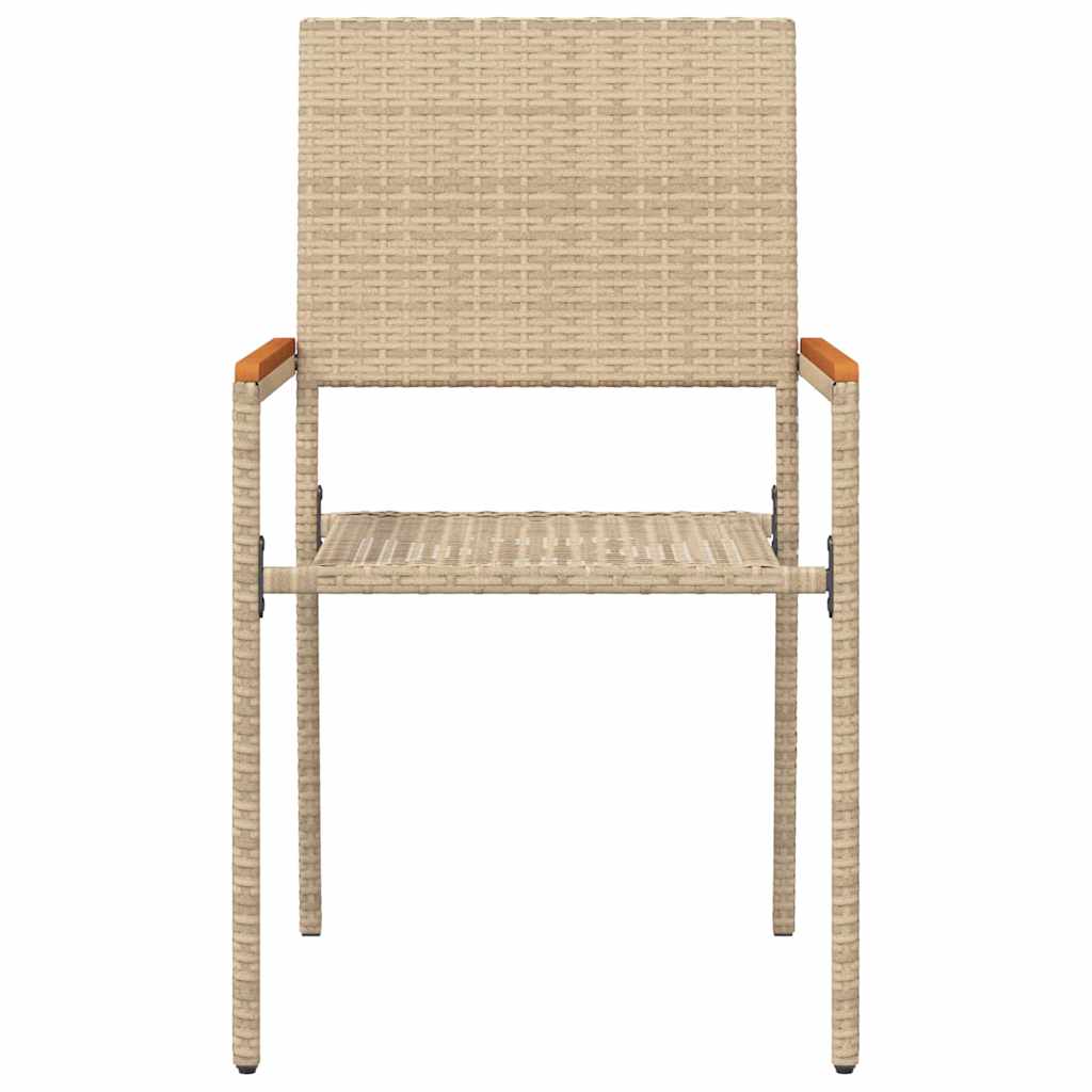 Have stapelstole 4 stk. Creme og Brun