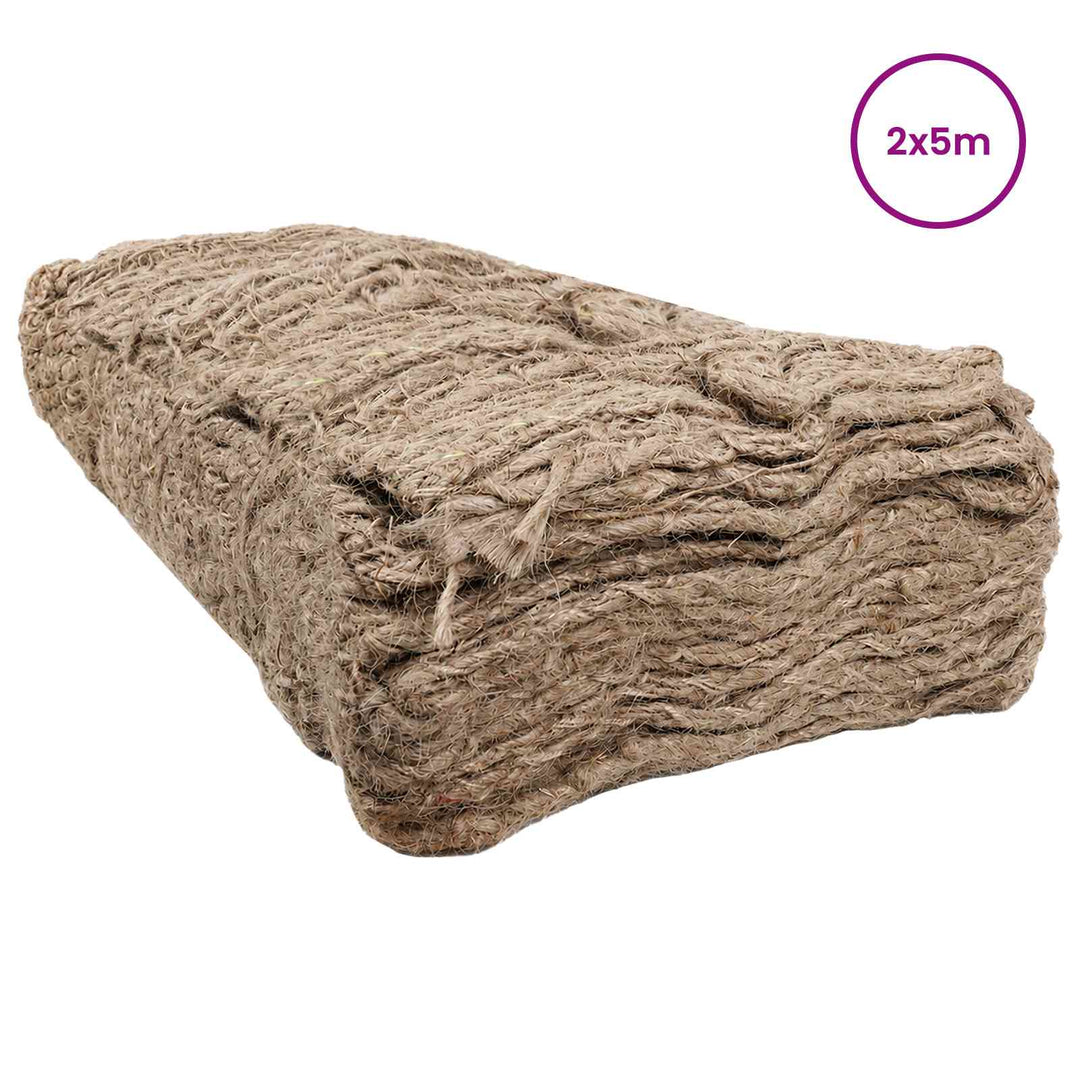 Jute opbevaringsmatte Naturfarvet 2 x 5 m