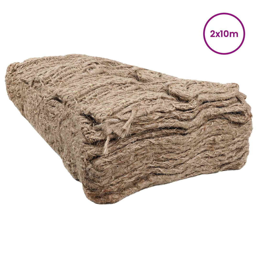 Jute opbevaringsmatte Naturfarvet 2 x 10 m