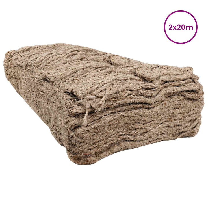 Jute opbevaringsmatte Naturfarvet 2 x 20 m