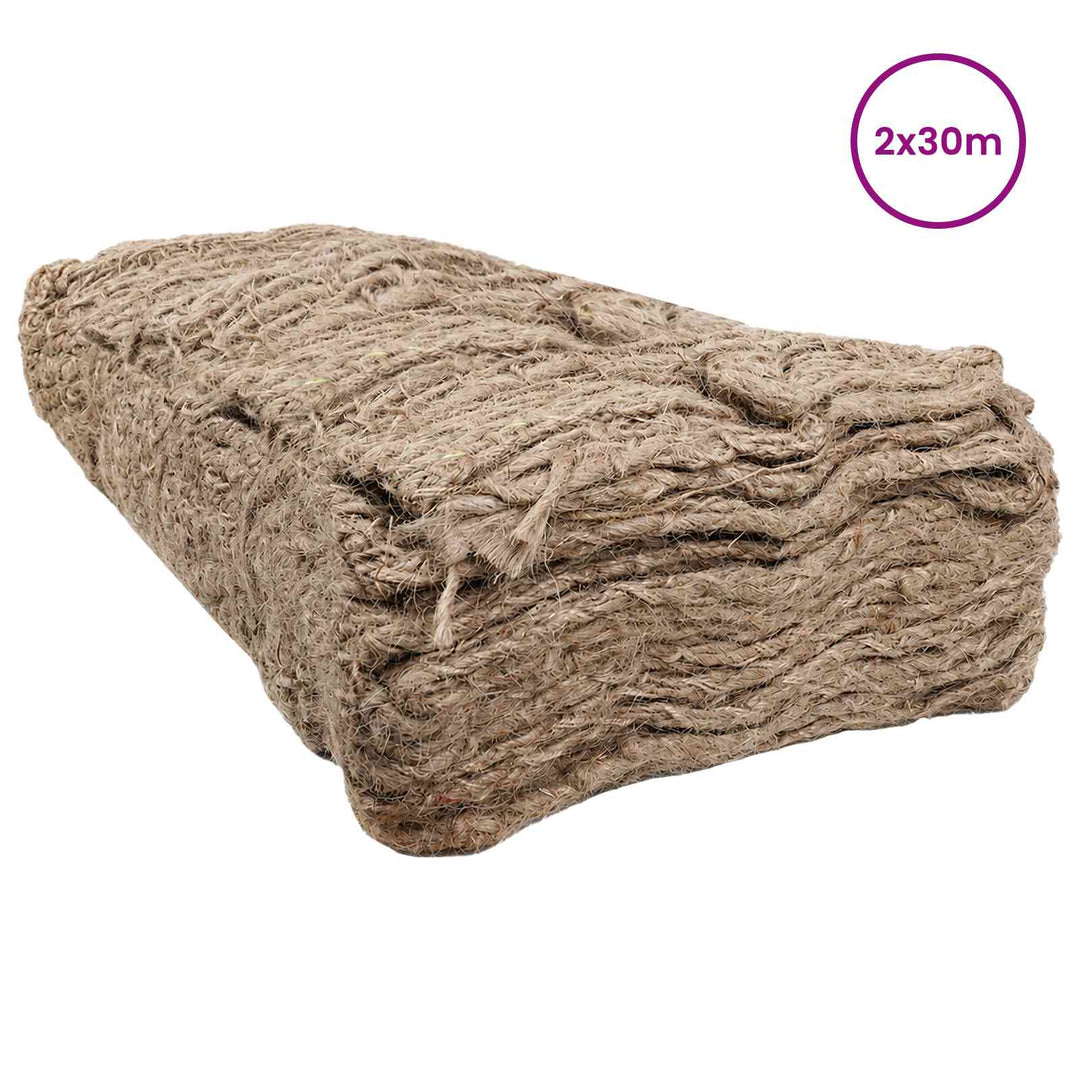 Jute opbevaringsmatte Naturfarvet 2 x 30 m
