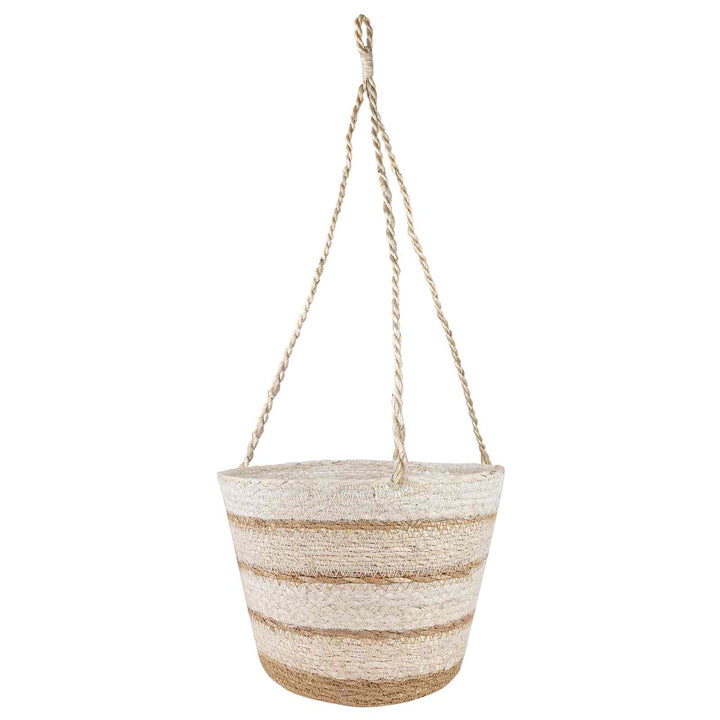 Søgræs Planterkurve 3 pcs Naturlig, hvid og beige Ø26 x 19 cm