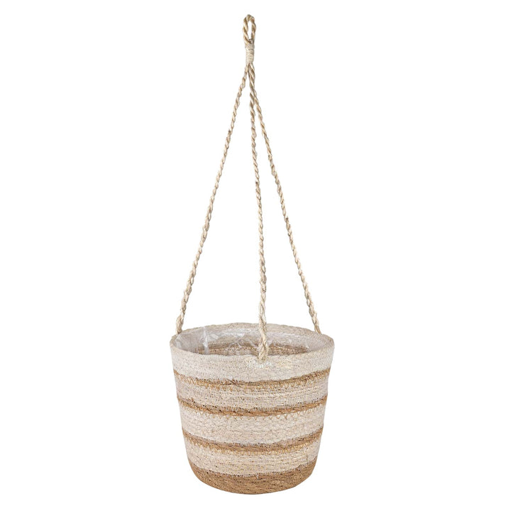 Søgræs Planterkurve 3 pcs Naturlig, hvid og beige Ø26 x 19 cm