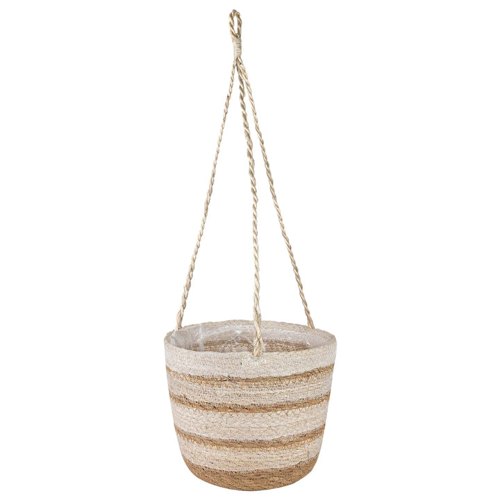 Søgræs Planterkurve 3 pcs Naturlig, hvid og beige Ø26 x 19 cm