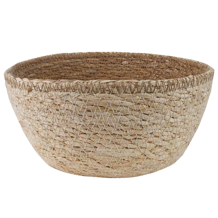 Plantekrukke med håndtag 2 pcs Hvid Ø 22 x 20 cm 100% Søgræs