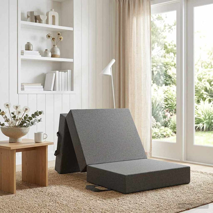 Samlebar Sofa Seng 90 x 63 x 45 cm Lysegrå