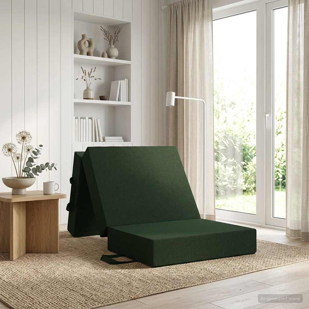 Samlebar Sofa Seng 90 x 63 x 45 cm Mørkegrøn