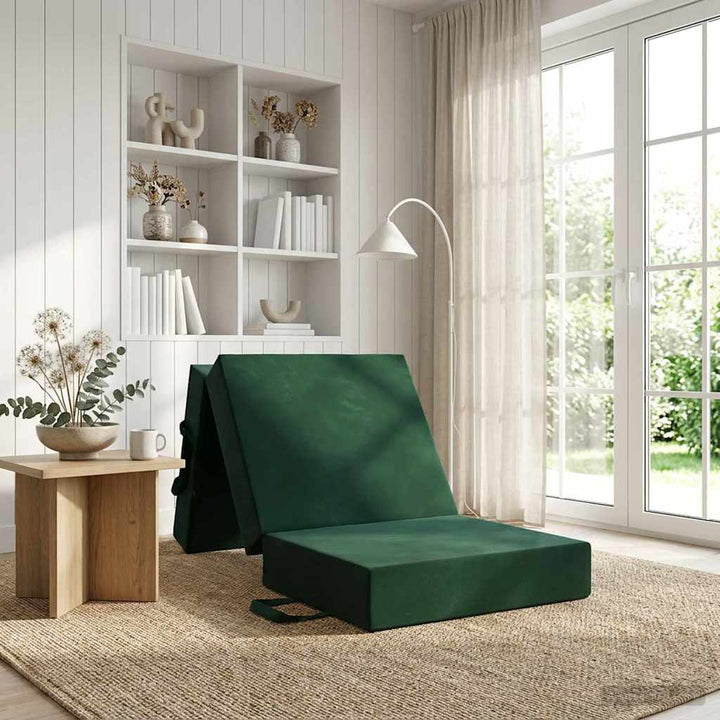 Samlebar Sofa Seng 90 x 63 x 45 cm Mørkegrøn