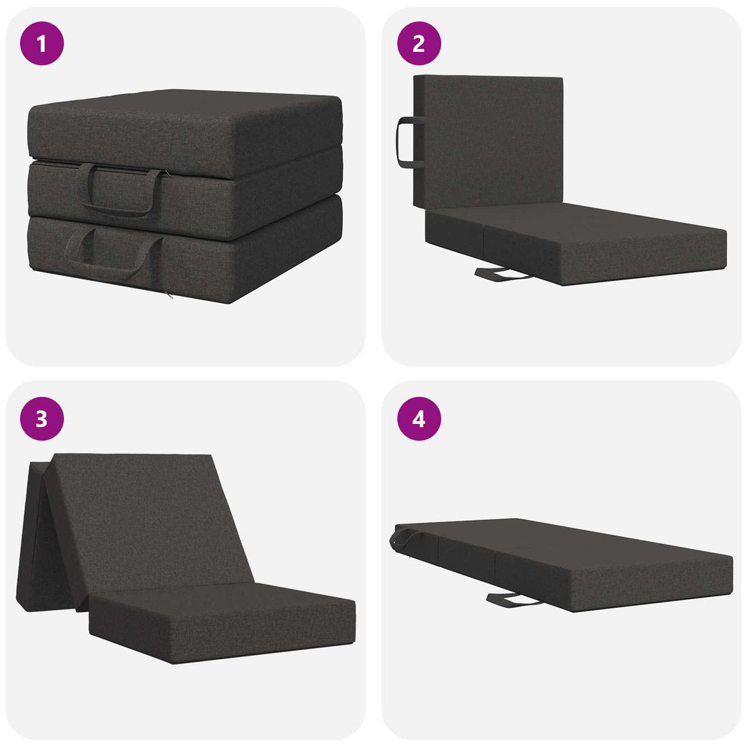 Samlebar Sofa Seng 90 x 63 x 45 cm Mørkegrå