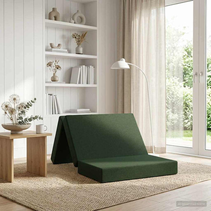 Samlebar Sofa Seng 90 x 67 x 45 cm Mørkegrøn
