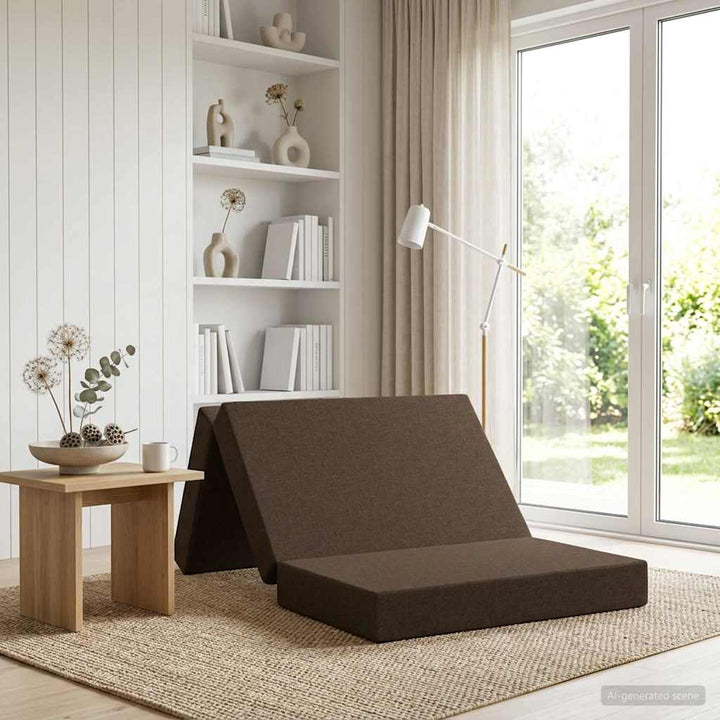 Samlebar Sofa Seng 90 x 67 x 45 cm Gråbrun