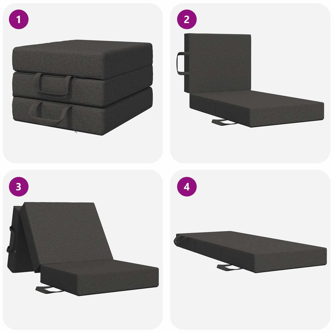 Samlebar Sofa Seng 90 x 67 x 45 cm Mørkegrå