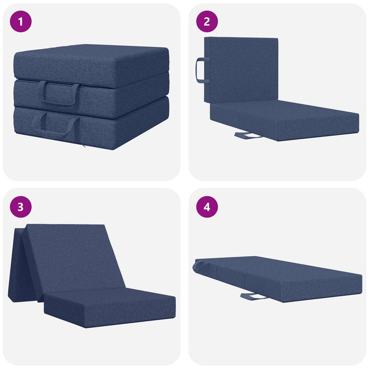 Samlebar Sofa Seng 90 x 67 x 45 cm Blå