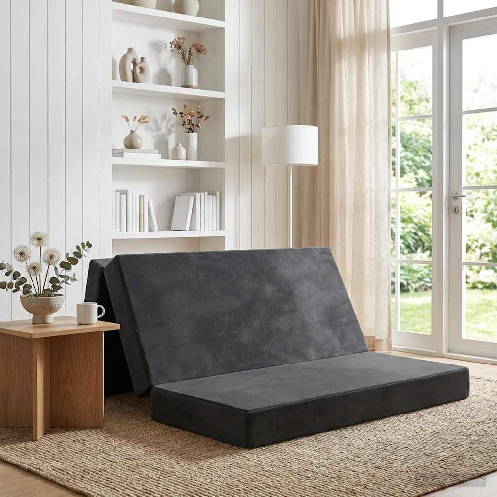 Samlebar Sofa Seng 120 x 67 x 45 cm Mørkegrå