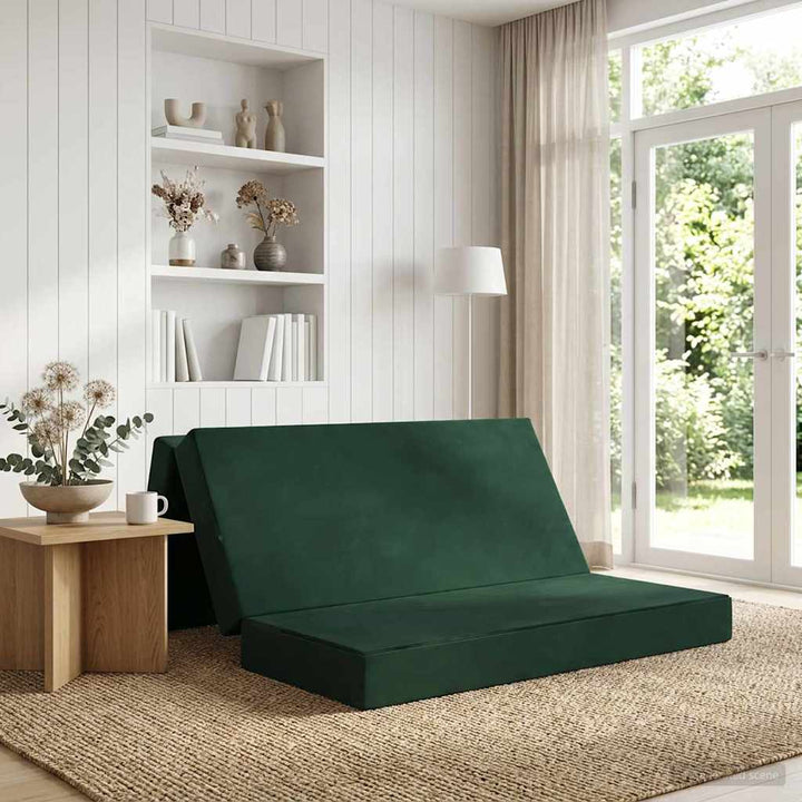 Samlebar Sofa Seng 120 x 67 x 45 cm Mørkegrøn