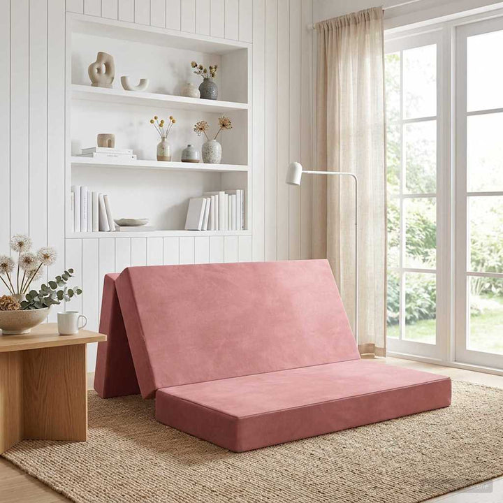 Samlebar Sofa Seng 140 x 67 x 45 cm Lyserød