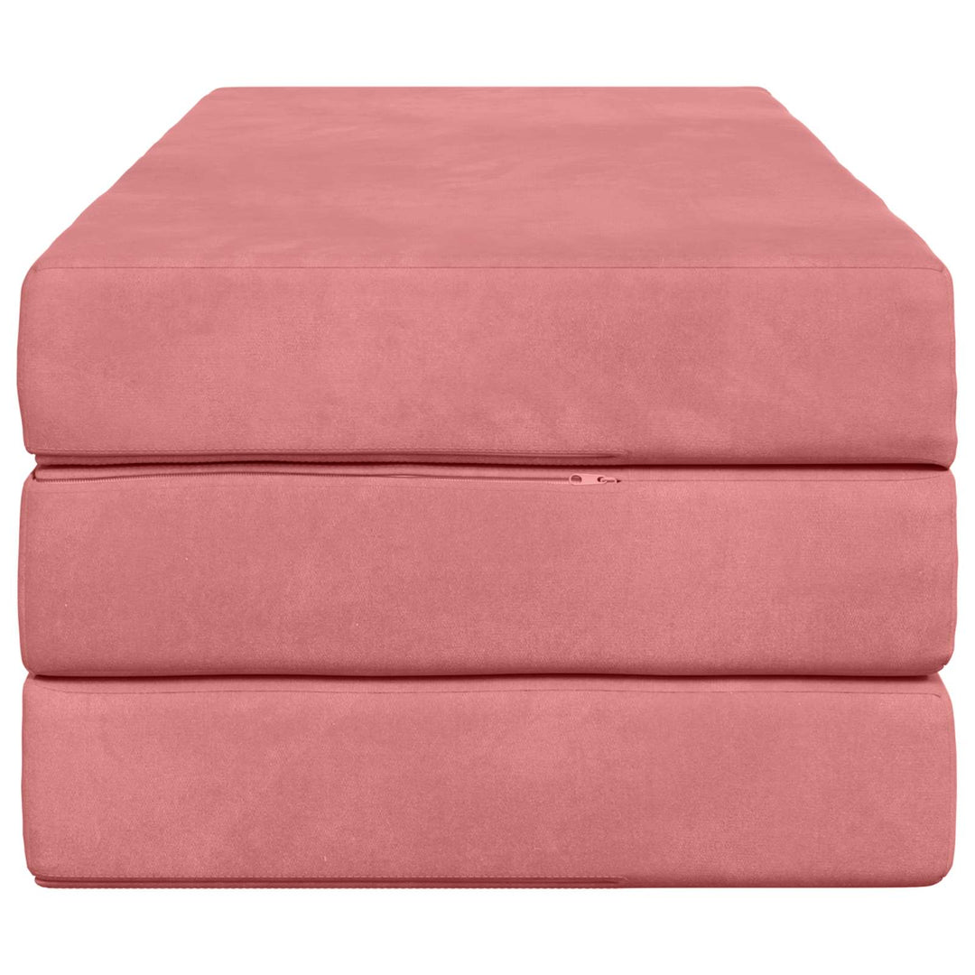 Samlebar Sofa Seng 120 x 67 x 45 cm Lyserød