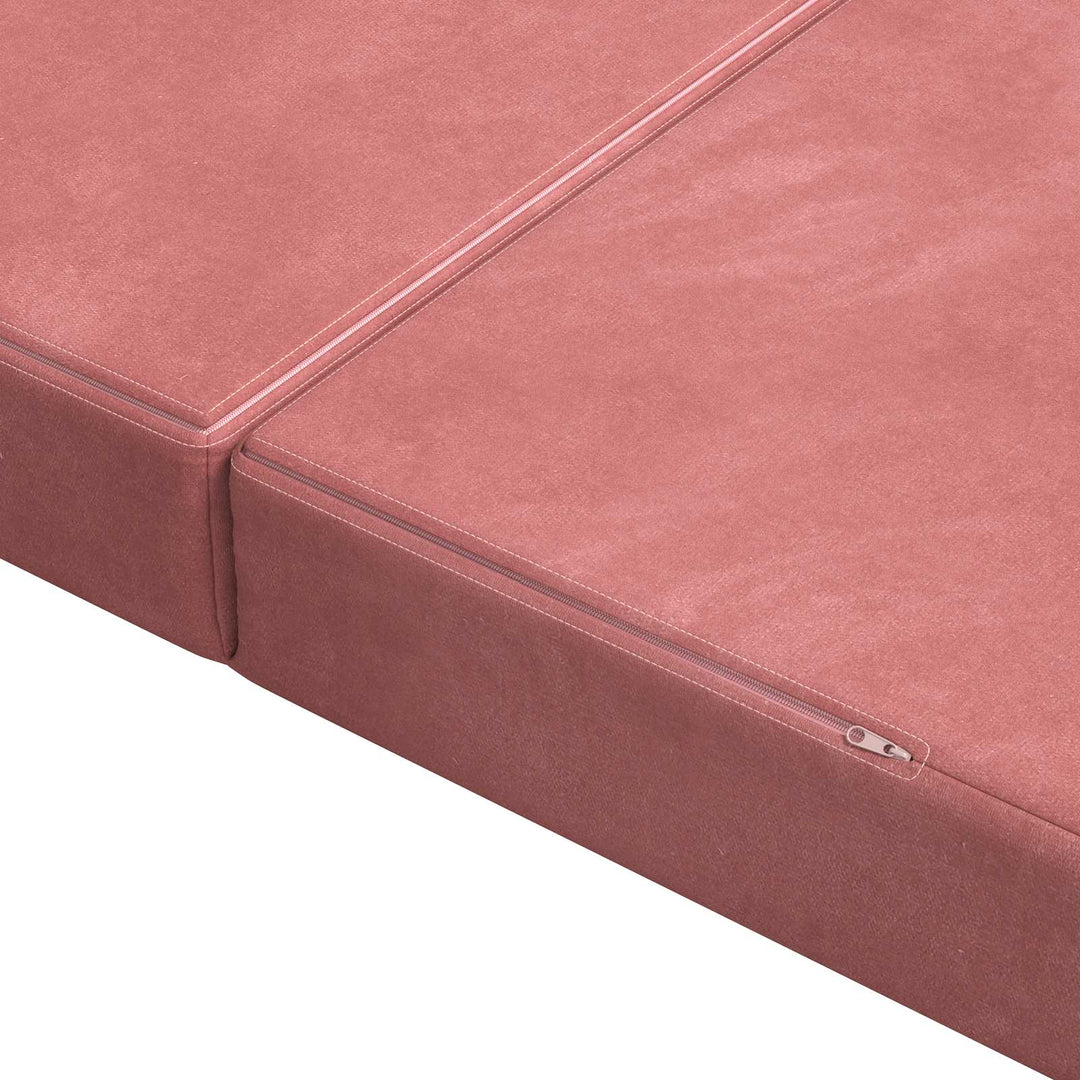 Samlebar Sofa Seng 140 x 67 x 45 cm Lyserød