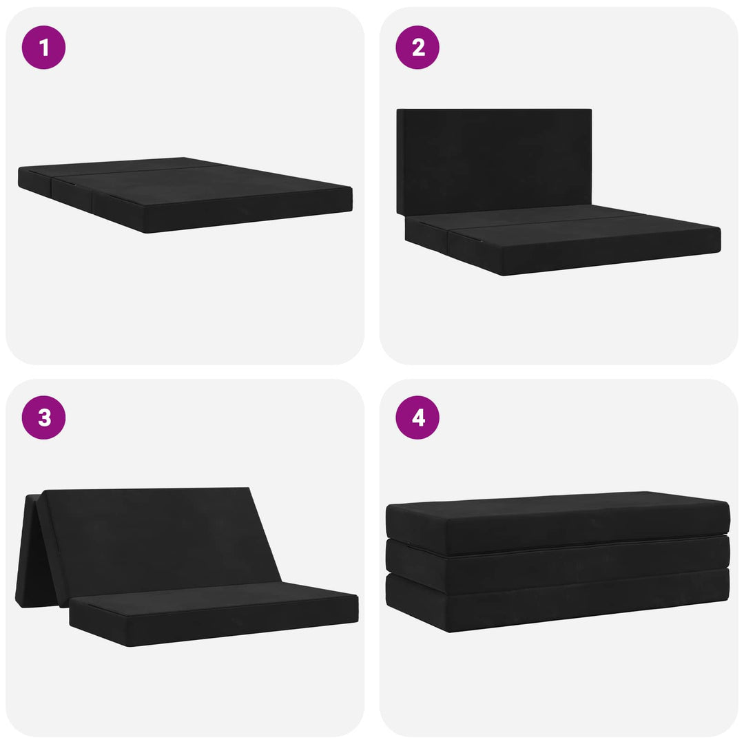 Samlebar Sofa Seng 160 x 67 x 45 cm Sort