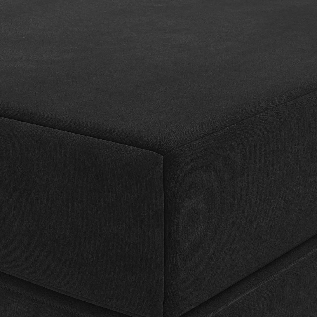 Samlebar Sofa Seng 180 x 67 x 45 cm Sort