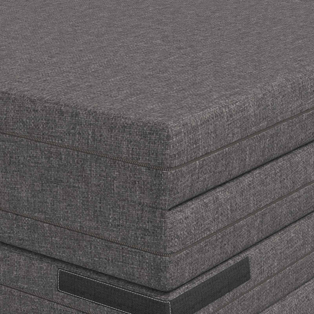 Samlebar Sofa Seng 140 x 67 x 15 cm Lysegrå