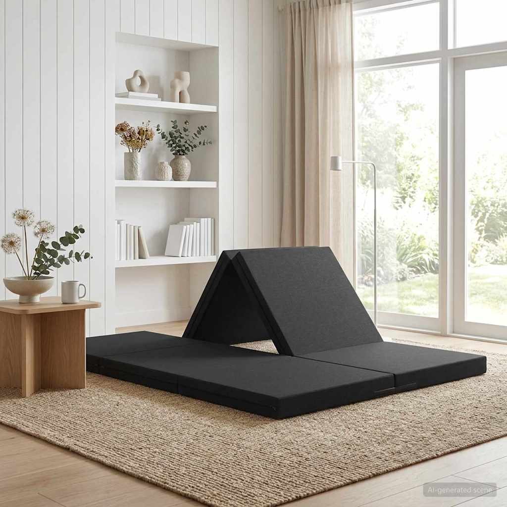 Samlebar Sofa Seng 140 x 67 x 45 cm Sort