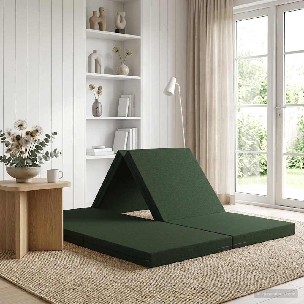 Samlebar Sofa Seng 140 x 67 x 15 cm Mørkegrøn