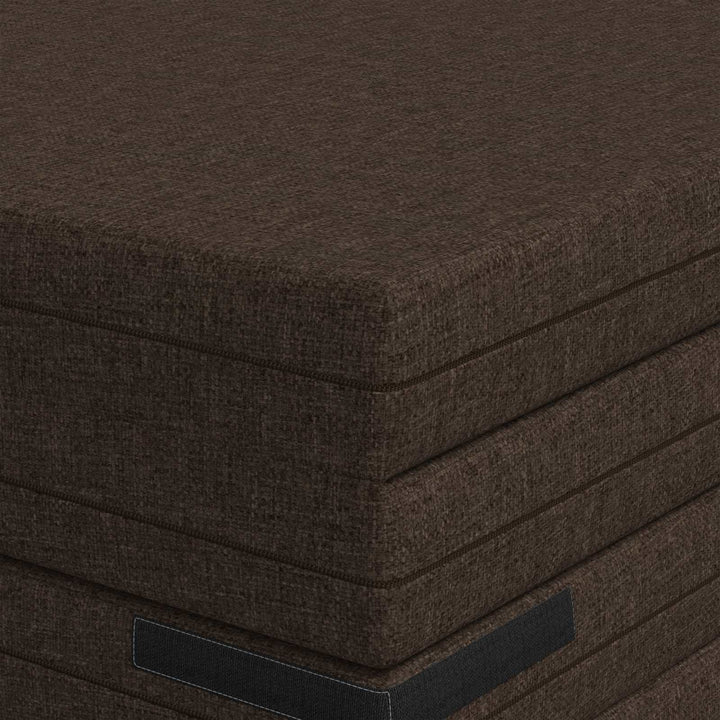 Samlebar Sofa Seng 140 x 67 x 15 cm Gråbrun