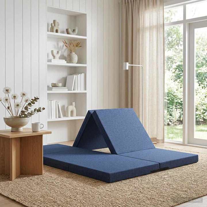 Samlebar Sofa Seng 140 x 67 x 15 cm Blå
