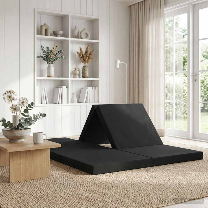 Samlebar Sofa Seng 140 x 67 x 45 cm Sort