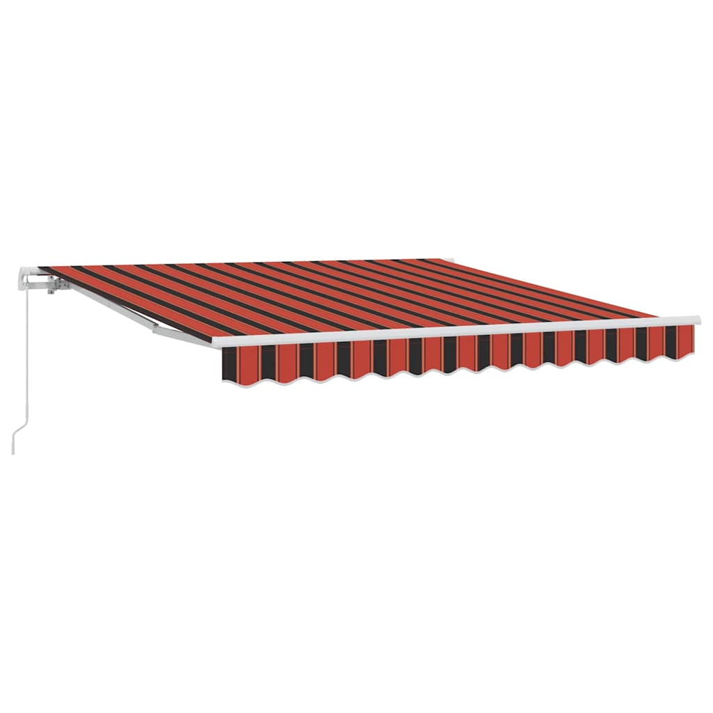 Udtrækkelig markise Orange og Brun 350 x 250 cm