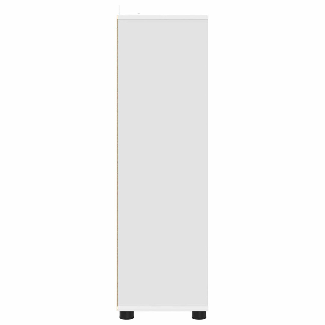 Badeværelsesskab Hvid 30,5 x 30 x 101 cm Konstrueret træ