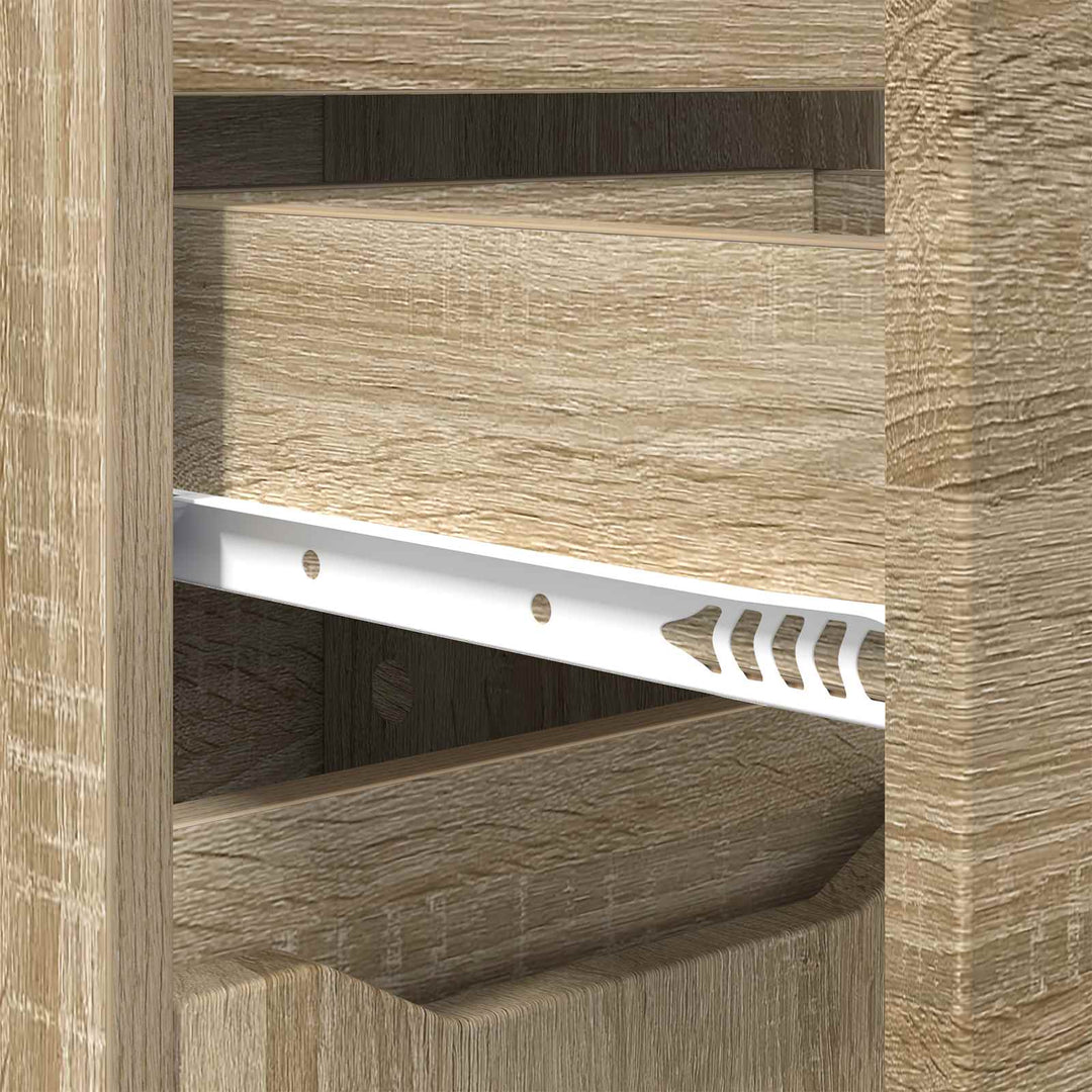 Badeværelsesskab Sonoma eg 30,5 x 30 x 101 cm Konstrueret træ