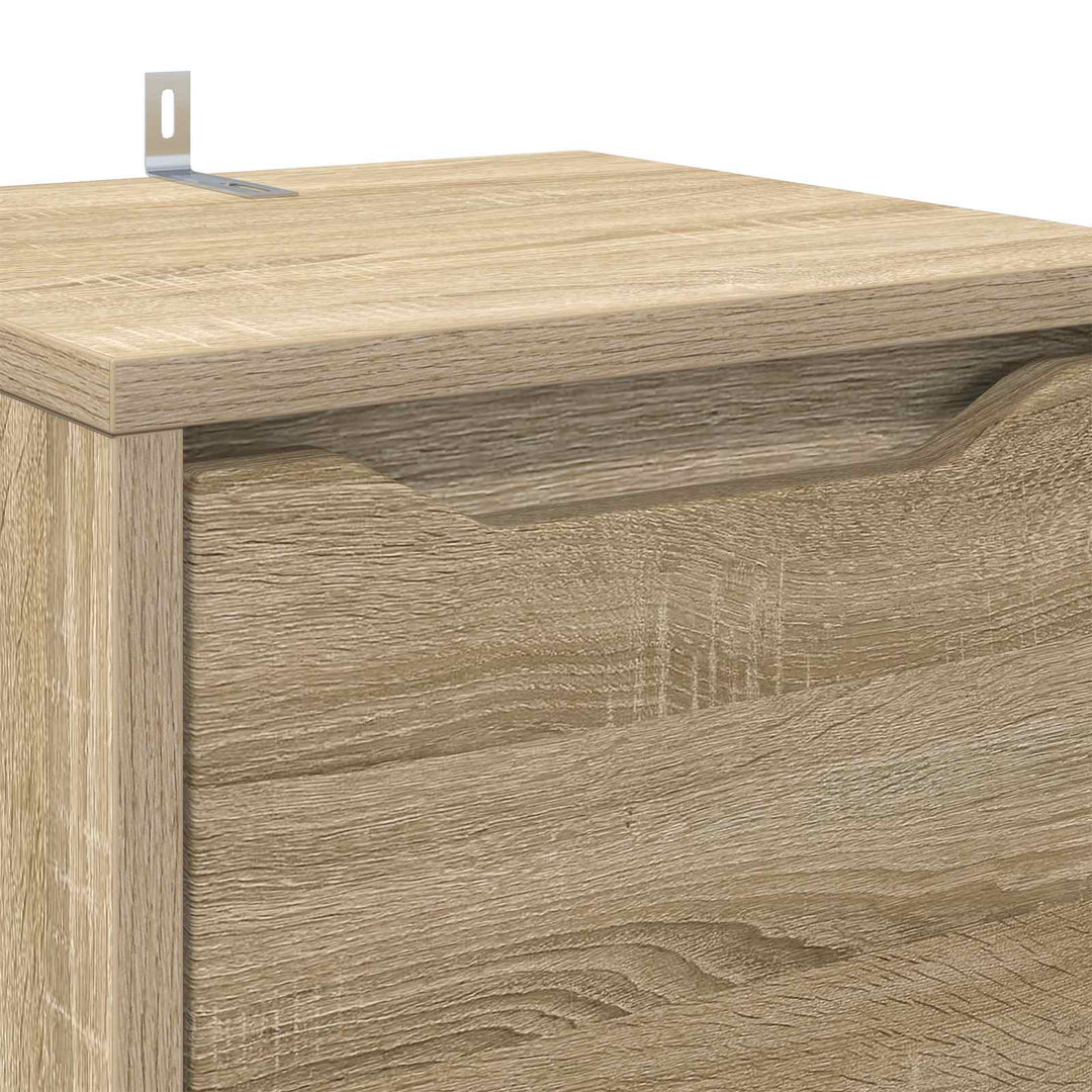 Badeværelsesskab Sonoma eg 30,5 x 30 x 101 cm Konstrueret træ