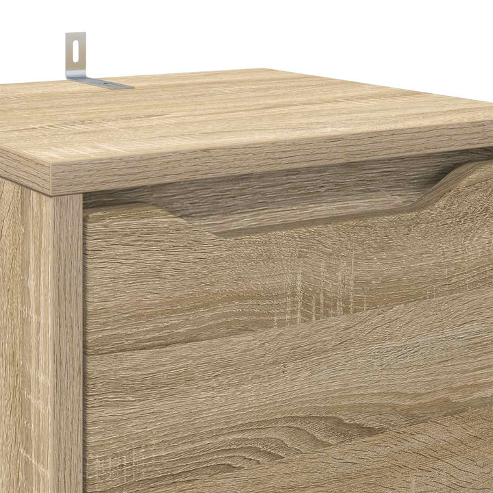 Badeværelsesskab Sonoma eg 30,5 x 30 x 101 cm Konstrueret træ