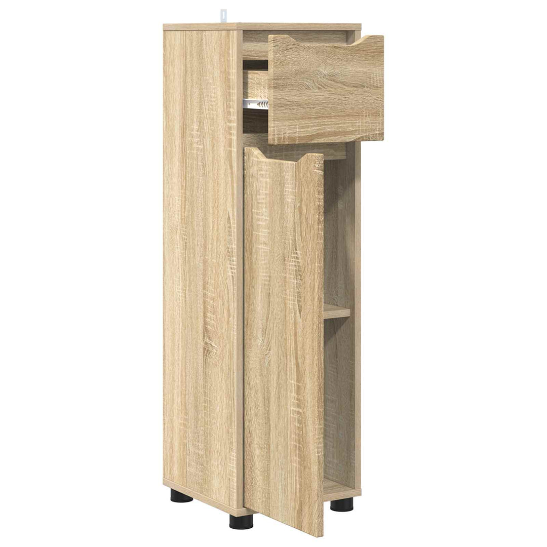 Badeværelsesskab Sonoma eg 30,5 x 30 x 101 cm Konstrueret træ