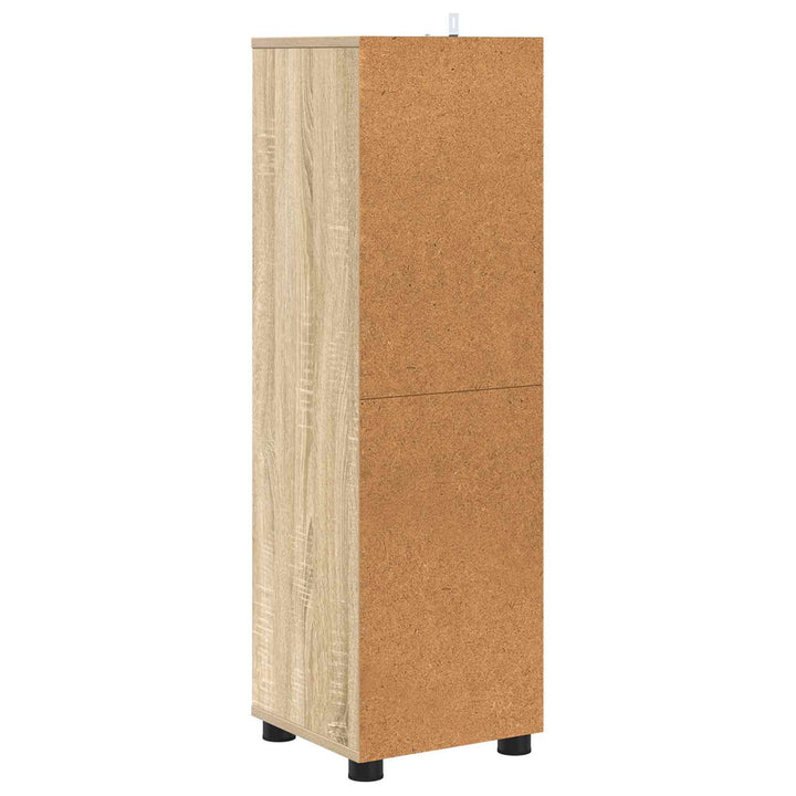 Badeværelsesskab Sonoma eg 30,5 x 30 x 101 cm Konstrueret træ